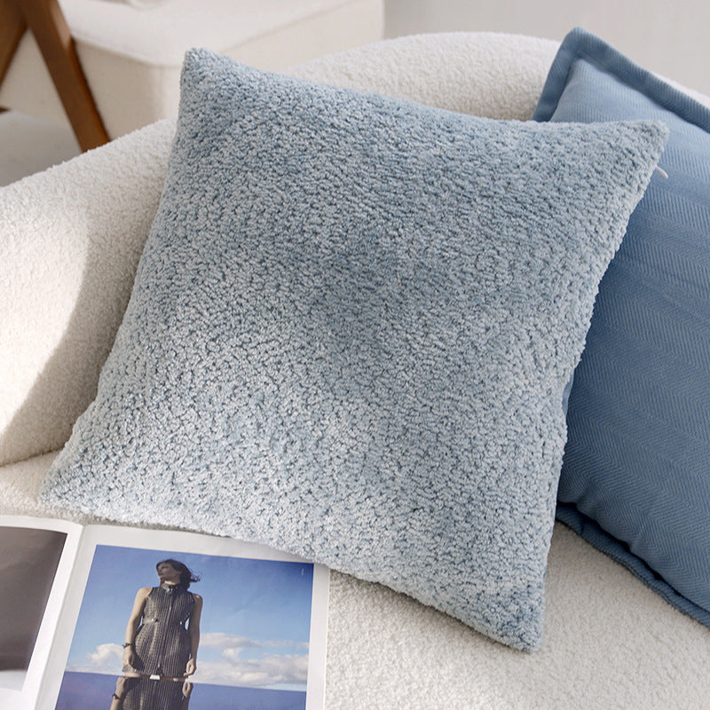 Vintage  Cartoon Cream Blue Cushion Pillow Sofa  Pillow Cover Bed