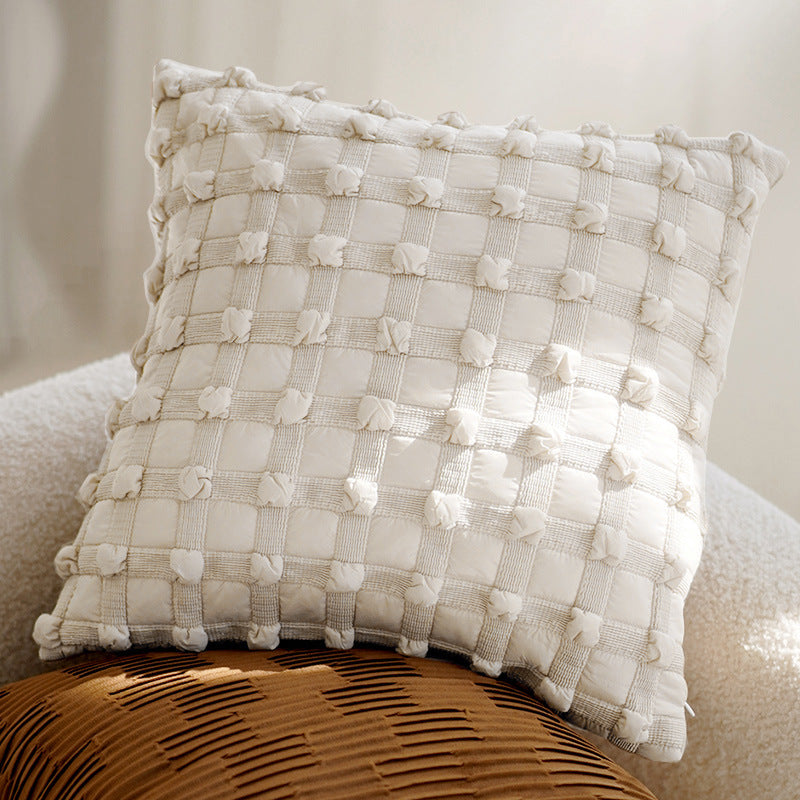 French Forest Brown Melad Pillow Cover – INS Style Cushion for Sofa or Window – No Insert