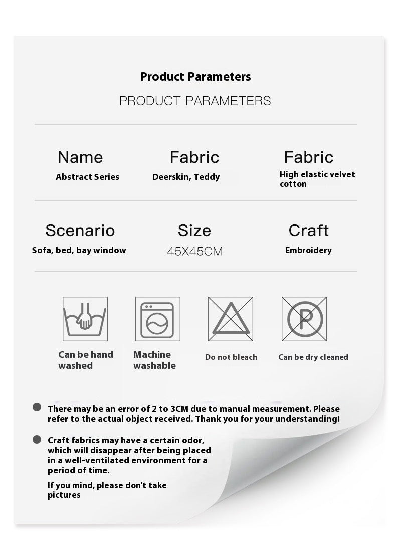 French Style Light Luxury High-End Black Living Room Sofa Cushion Vintage Cushion Rose Red Bay Window Cushion Lumbar Pillow