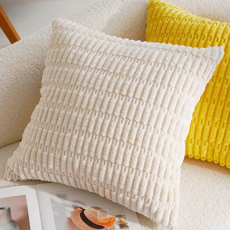 Pink Pastoral Pillow Cover – French Cream Style Cushion for Sofa or Bed – No Insert