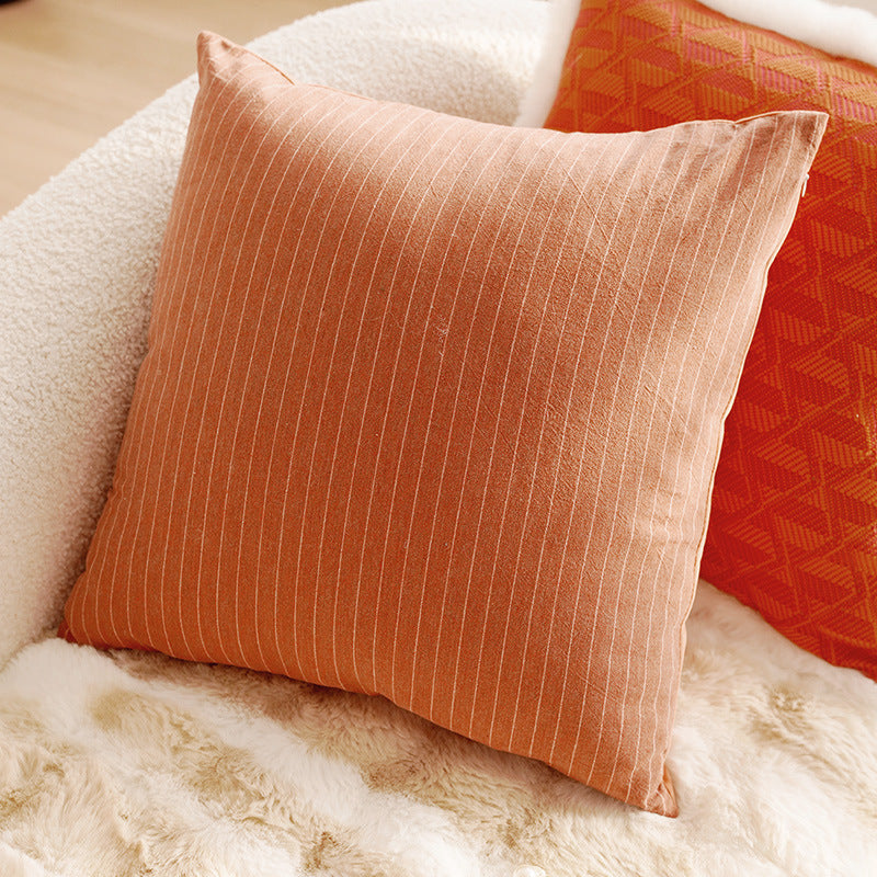 French Style Light Luxury High-End Black Living Room Sofa Cushion Vintage Cushion Rose Red Bay Window Cushion Lumbar Pillow