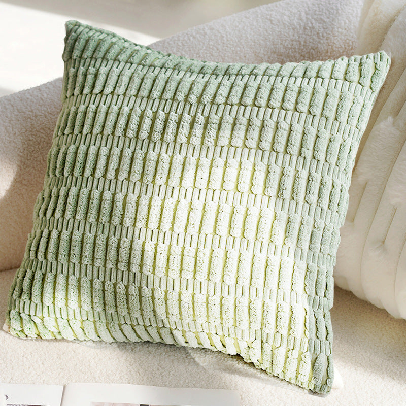 Green Bird Luxury Living Room Cushion Office Pillow Cover Pillowcase Homestay Sofa Waist Pillow Bay Window Cushion Bed