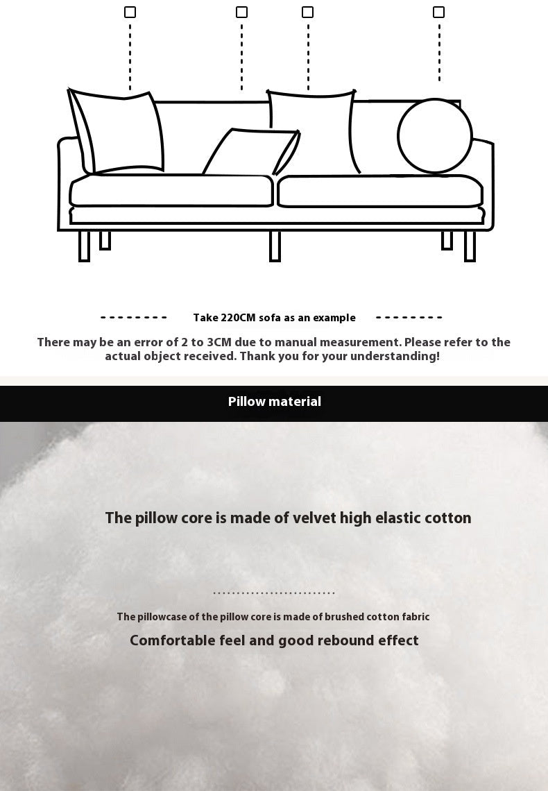 Ins Style Pink Cute Rabbit Pillowcase for Children's Bedroom Headboard Cushion Living Room Sofa Round Pillow