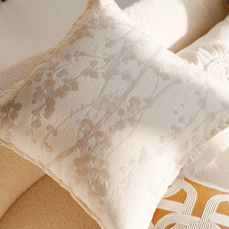 French Forest Brown Melad Pillow Cover – INS Style Cushion for Sofa or Window – No Insert