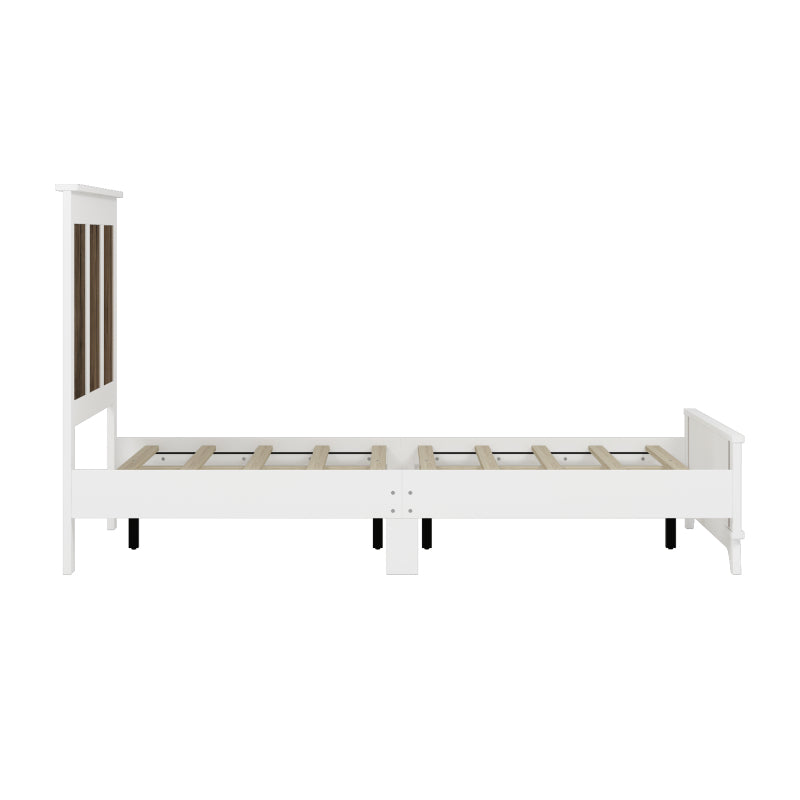 4-Piece Queen Bed Set | Platform Bed w Storage, Nightstand & Dresser