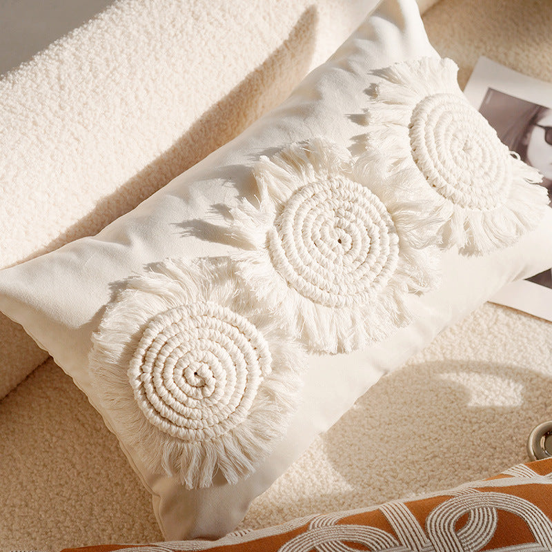 French Forest Brown Melad Pillow Cover – INS Style Cushion for Sofa or Window – No Insert