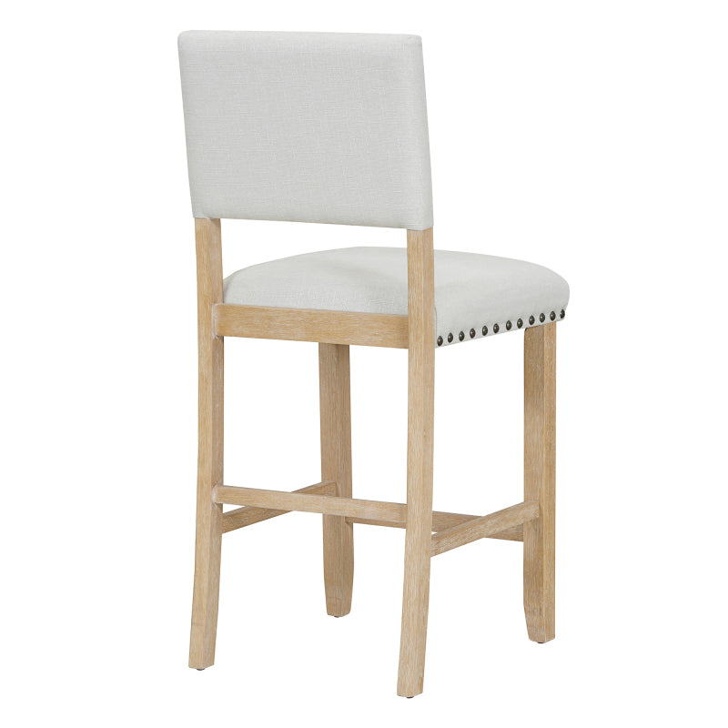 5-Piece Counter Height Dining Set - Natural Wood Table with 4 Chairs