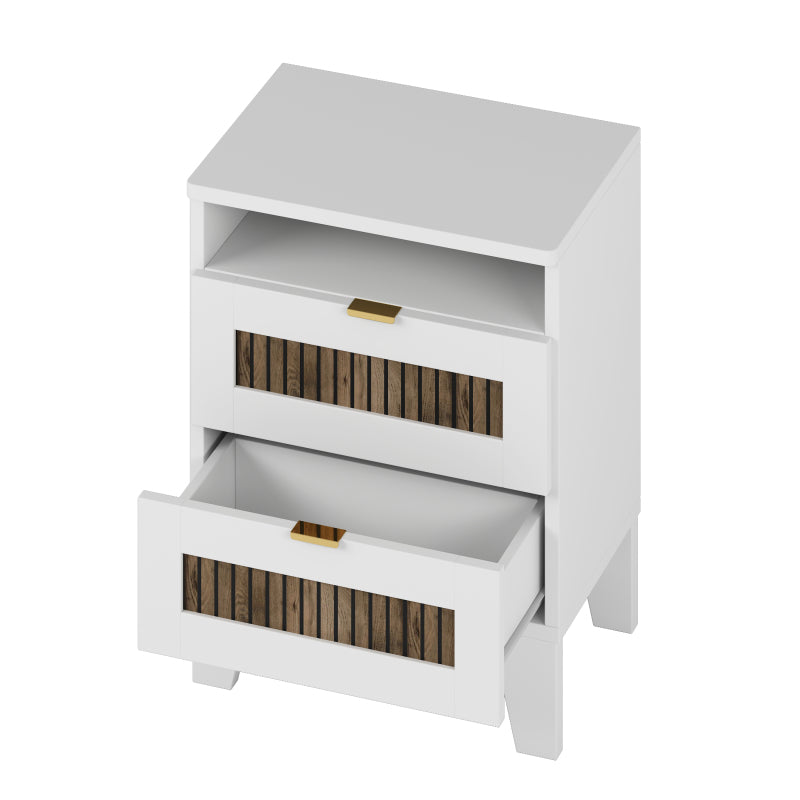 4-Piece Queen Bed Set | Platform Bed w Storage, Nightstand & Dresser