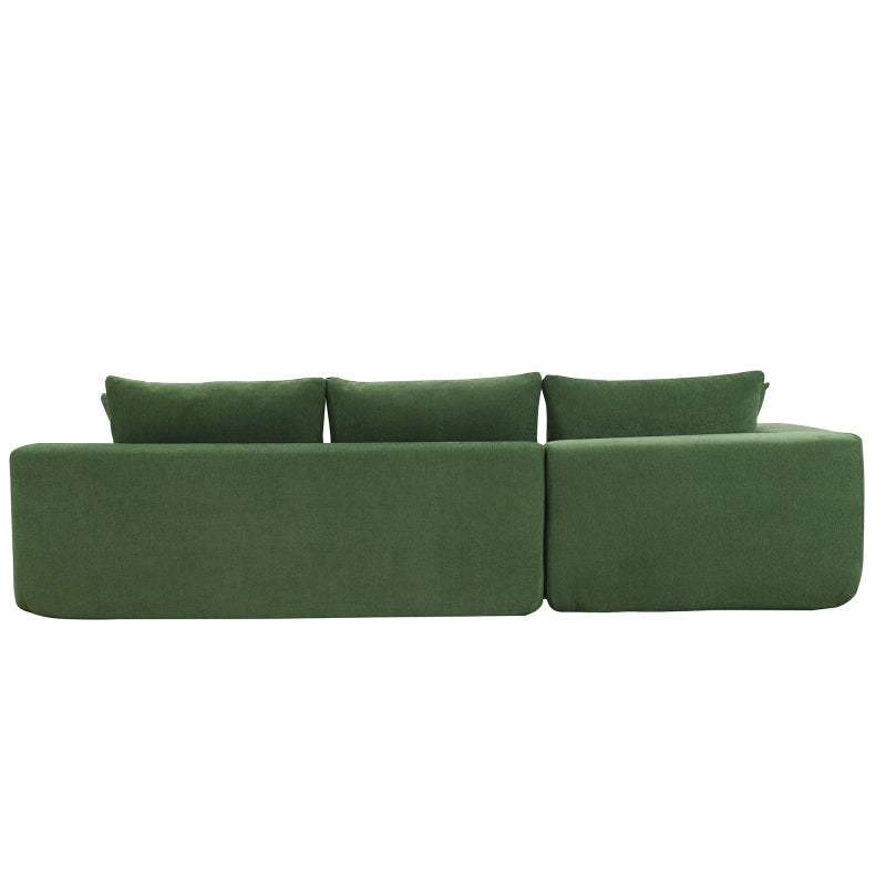 109" Modular L-Shape Sectional Sofa Set - 2PC Living Room Couch, Cream