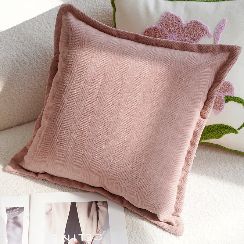 Green & Cream Wind Chime Pillow Cover – Cozy Sofa/Window Cushion – No Insert