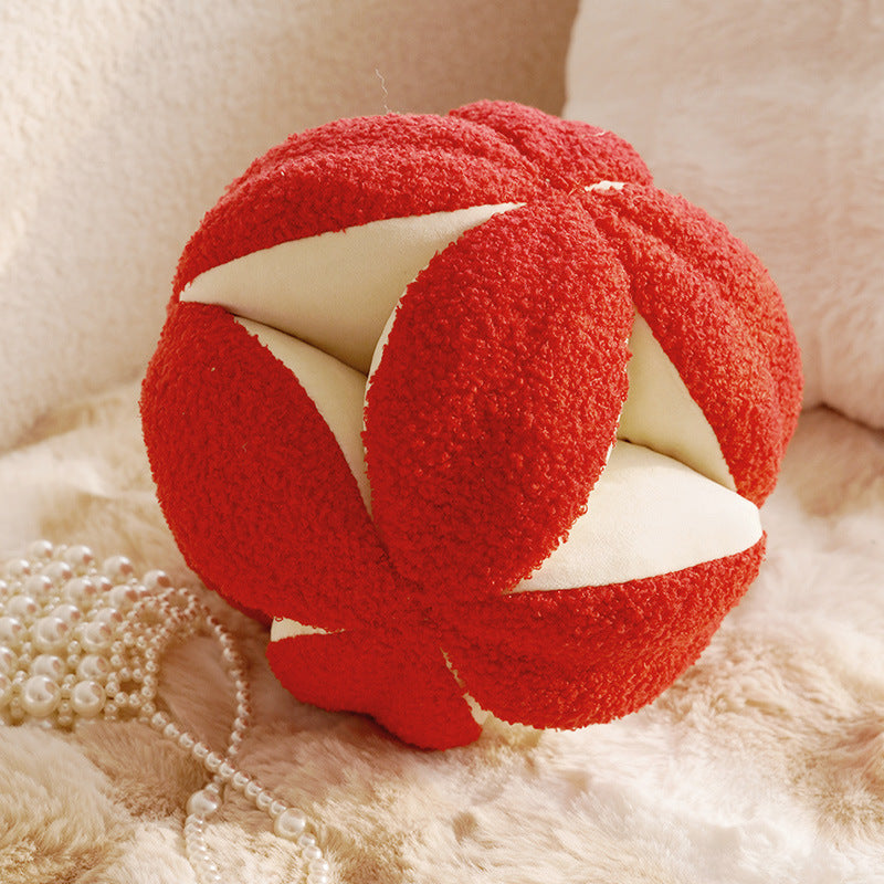 Red & Pink French Retro Pillow Cover – High-End Sofa Cushion – No Insert