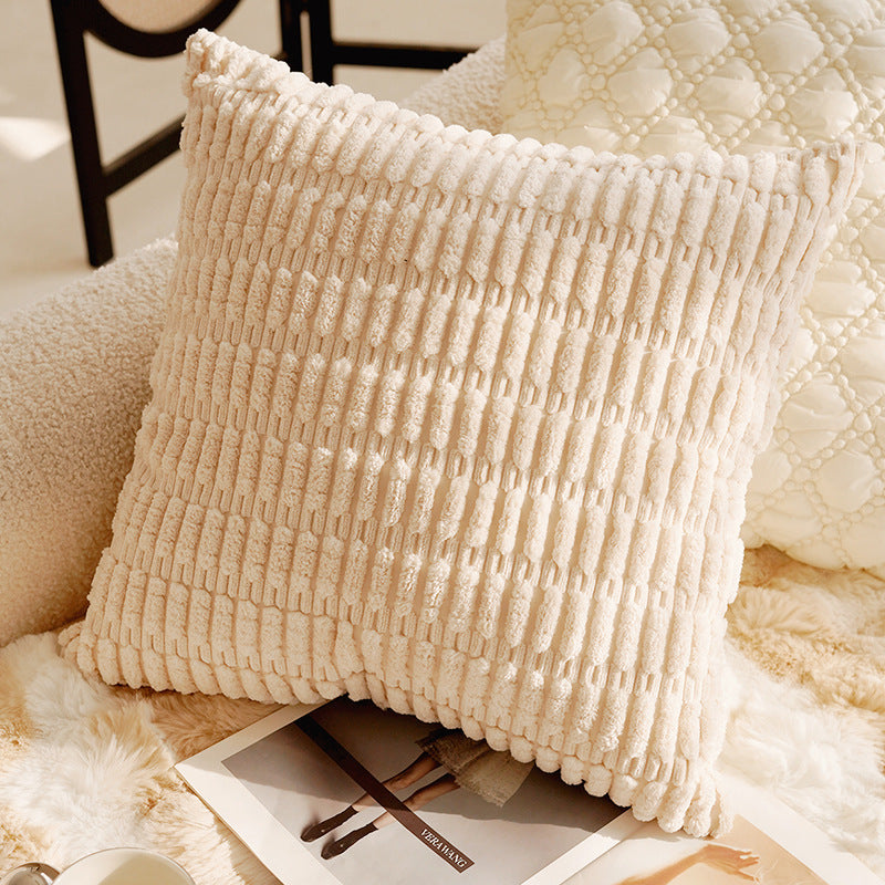 French Style Light Luxury High-End Black Living Room Sofa Cushion Vintage Cushion Rose Red Bay Window Cushion Lumbar Pillow